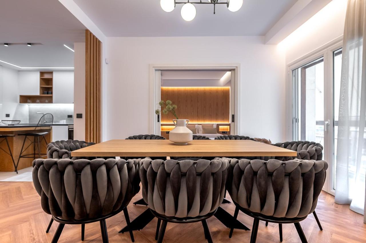 Ferienwohnung Phaedrus Living Luxury Penthouse Ploutarchou Athen Exterior foto