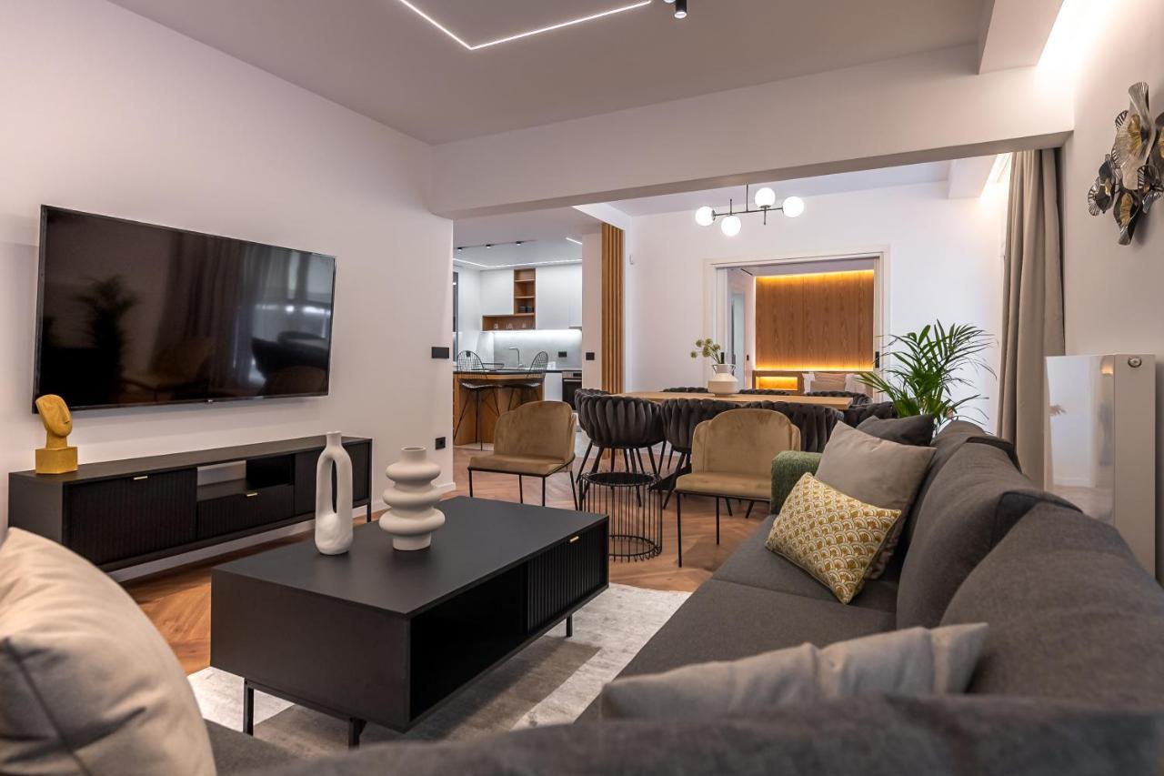 Ferienwohnung Phaedrus Living Luxury Penthouse Ploutarchou Athen Exterior foto